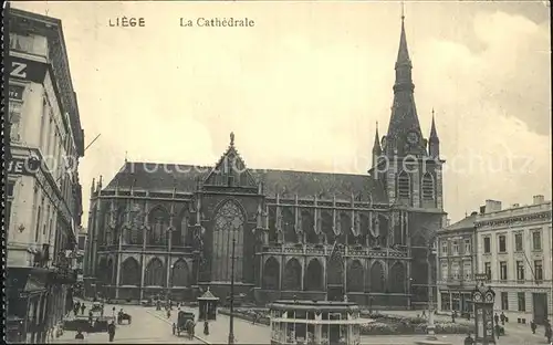 Liege Luettich La Cathedrale Kat. Luettich