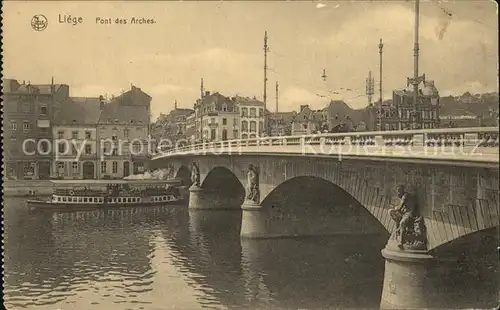 Liege Luettich Pont des Arches Kat. Luettich