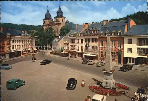 Malmedy Wallonie Place Albert I Platz Denkmal Kirche Kat. Verviers