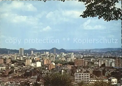 Liege Luettich Panorama Blick ueber die Stadt Kat. Luettich