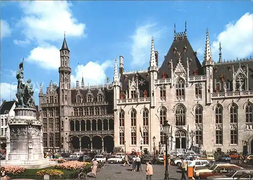 Brugge Oost Vlaanderen Marktplatz Sitz der Provinzialbehoerde Kat. 
