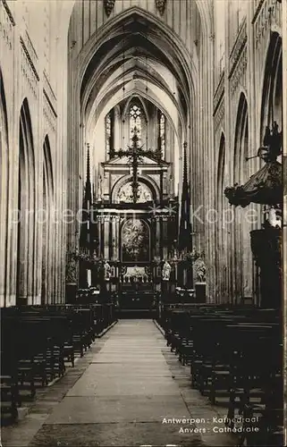 Antwerpen Anvers Cathedrale innen Kat. 