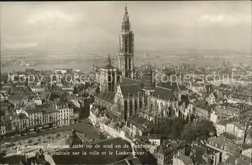 Antwerpen Anvers Fliegeraufnahme mit Kirche Kat. 