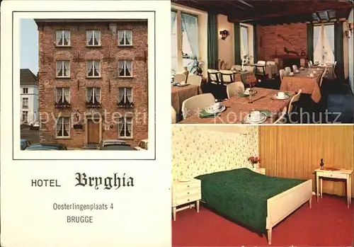 Brugge Hotel Bryghia Gastraum Zimmer Kat. 