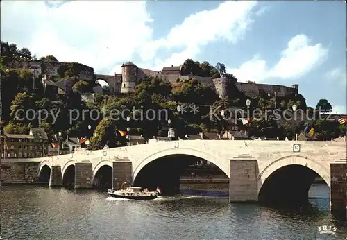 Namur sur Meuse Pont de Jambes et Citadelle