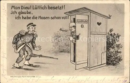 Luettich Luettich besetzt ! Politik Satire Kat. 