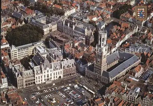 Brugge Belfried Provinciaal Hof Luchtfoto Kat. 