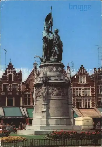 Brugge Denkmal Jan Breydel Pieter de Coninck Kat. 