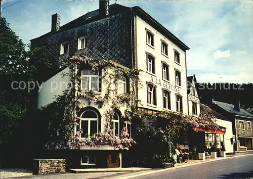 Vresse Hotel Restaurant A la Glycine Kat. Vresse sur Semois