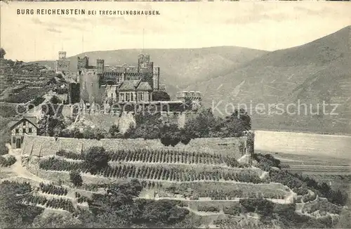 Trechtingshausen Burg Reichenstein am Rhein Kat. Trechtingshausen