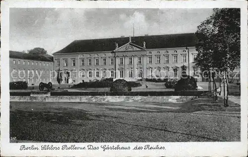 Berlin Schloss Bellevue Gaestehaus des Reiches Bromsilber Imitation Kat. Berlin
