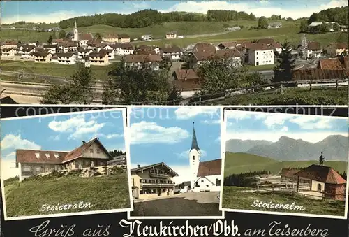 Neukirchen Teisenberg Stoiseralm Stadtansicht Kat. Teisendorf