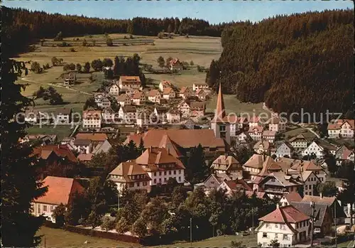 Schonach Schwarzwald Stadtansicht Kat. Schonach im Schwarzwald