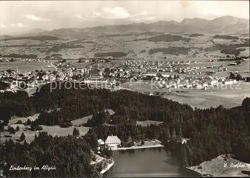 Lindenberg Allgaeu Allgaeuer Alpen Fliegeraufnahme Kat. Lindenberg i.Allgaeu