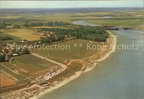 Dangast Nordseebad Fliegeraufnahme Kat. Varel