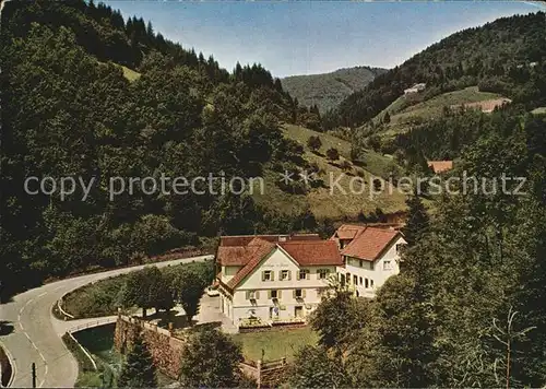 Oppenau Gasthof Pension zur Blume Lierbachtal Kat. Oppenau Schwarzwald