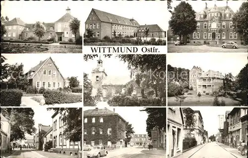 Wittmund Teilansichten Strassenpartie Kirche Gebaeude Kat. Wittmund