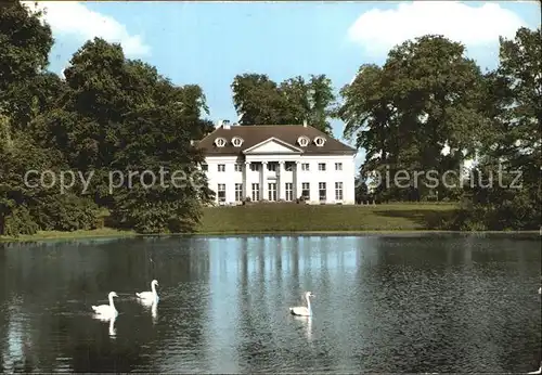 Hofgeismar Schloss Schoenburg Schwanenteich Kat. Hofgeismar