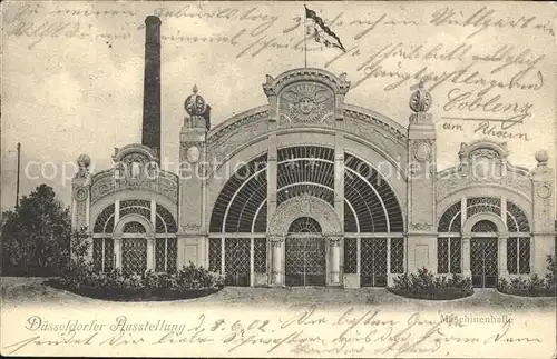 Duesseldorf Maschinenhalle Duesseldorfer Ausstellung Kat. Duesseldorf