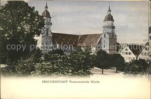 Freudenstadt Protestantische Kirche Kat. Freudenstadt