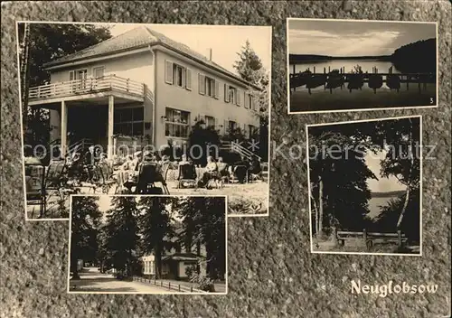 Neuglobsow Ferienheim Waldfrieden Stechlinsee Peetschsee Kat. Stechlin