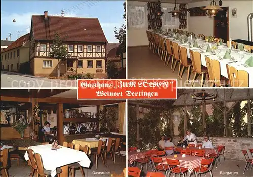 Dertingen Gasthaus zum Loewen Kat. Wertheim