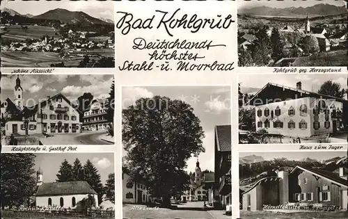 Bad Kohlgrub Gasthof Post Alte Linde Hauptstrasse Kat. Bad Kohlgrub