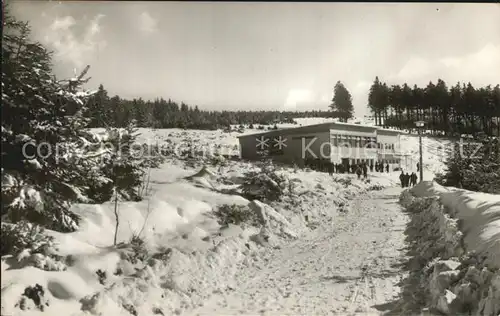 Oberhof Thueringen Schanzenbaude am Grenzadler Kat. Oberhof Thueringen