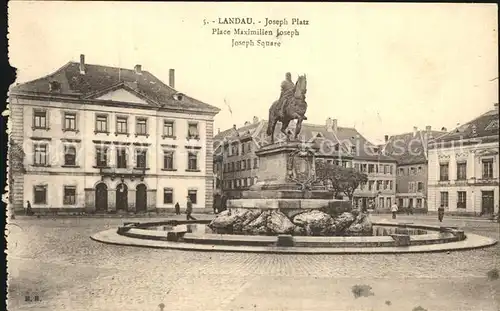 Landau Pfalz Joseph Platz Kat. Landau in der Pfalz