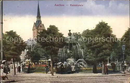Aachen Kaiserplatz Strassenbahn Kat. Aachen