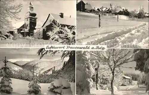 Frauenwald Thueringen Winter Kat. Frauenwald