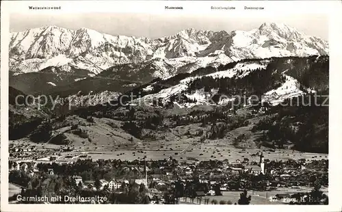 Garmisch Partenkirchen Dreitorspitze Kat. Garmisch Partenkirchen