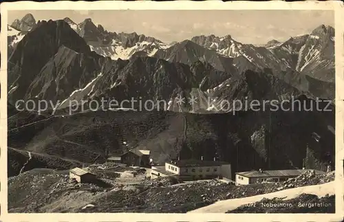 Nebelhorn Bergstation Kat. Oberstdorf