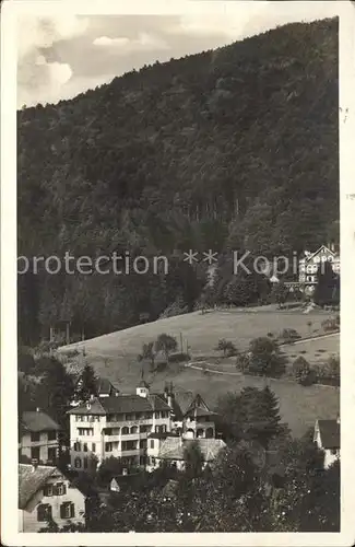 Herrenalb Bad Erholungsheim Gruener Wald Kurhaus Hospiz Kat. Bad Herrenalb