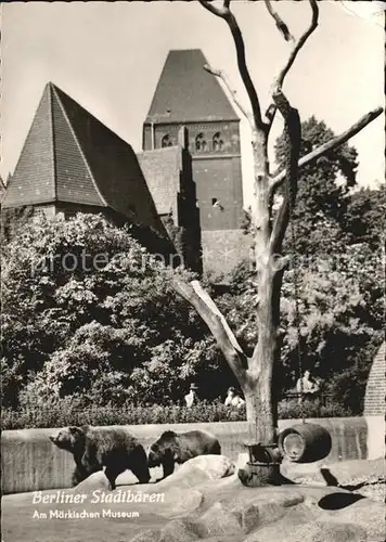 Berlin Berliner Stadtbaeren am Maerkischen Museum Kat. Berlin