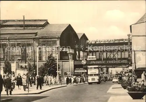 Berlin Bahnhof Friedrichstrasse Mittelstrasse Kat. Berlin