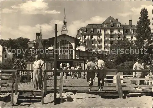 Heringsdorf Ostseebad Usedom Seebad Seebruecke Kat. Heringsdorf