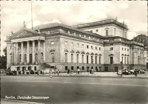 Berlin Deutsche Staatsoper Kat. Berlin