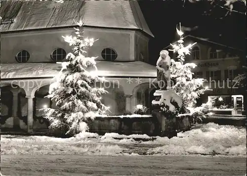 Prien Chiemsee Marktplatz zur Weihnachtszeit Kat. Prien a.Chiemsee