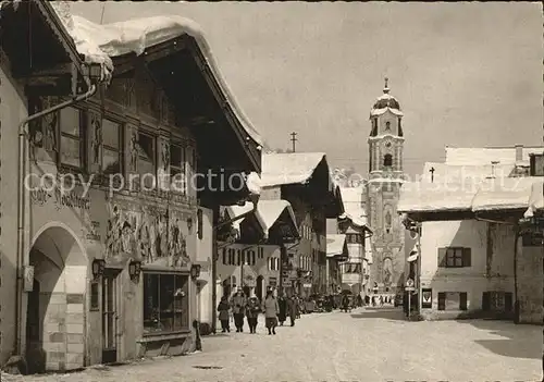 Mittenwald Bayern Kirche Kat. Mittenwald