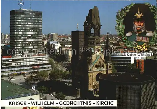 Berlin Kaiser Wilhelm Gedaechtniskirche Kat. Berlin