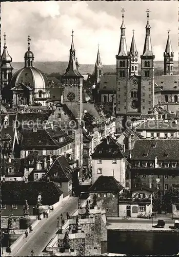 Wuerzburg Stadtansicht Kat. Wuerzburg