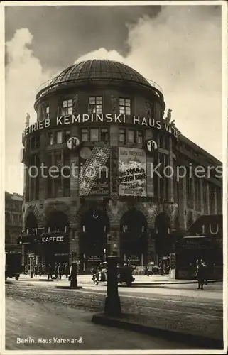 Berlin Haus Vaterland Kempinski Haus Kat. Berlin