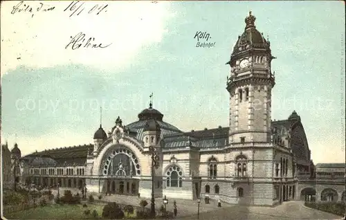 Koeln Rhein Bahnhof Kat. Koeln