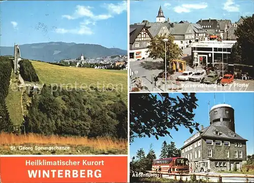 Winterberg Hochsauerland St. Georg Sprungschanze Astenturm Kat. Winterberg