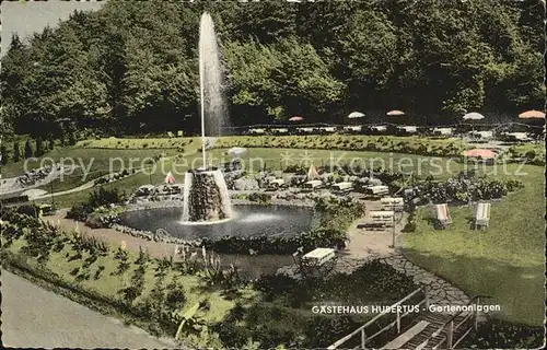 Weibern Brohltal Gastehaus Hubertus Gartenanlage Kat. Weibern