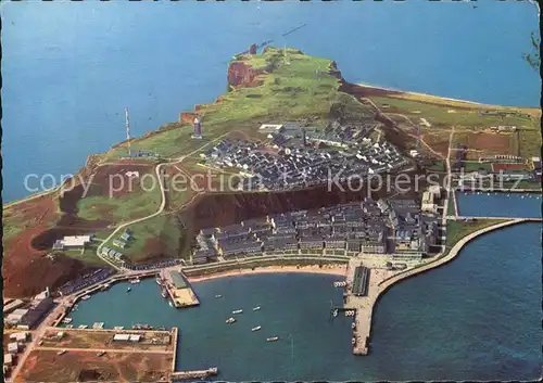 Helgoland Luftaufnahme Insel Kat. Helgoland