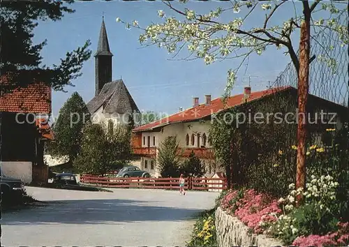 uebersee Chiemsee Westerbuchberg Kirche