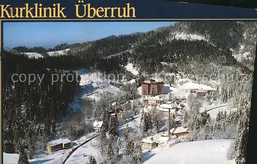 ueberruh Kurklinik Isny Winter Kat. Isny im Allgaeu