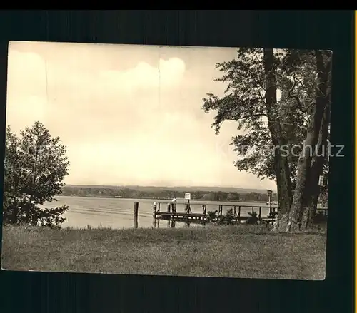 Pieskow Bad Saarow Scharmuetzelsee Dampfer Anlegestelle Cecilienpark Kat. Bad Saarow Pieskow